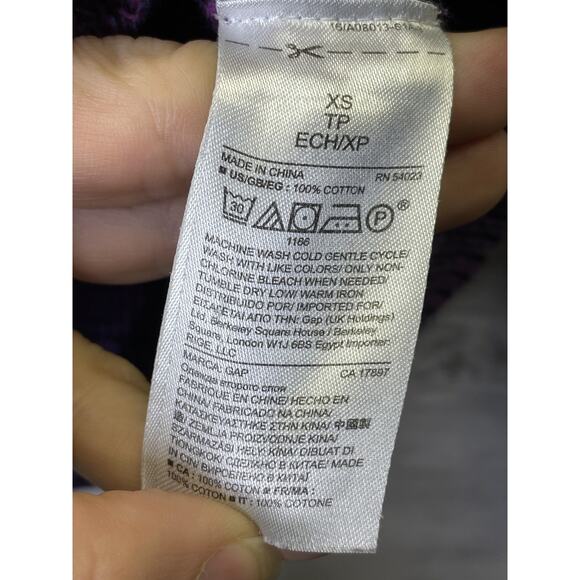 Gap Sweater Womens XS Cable Knit Crewneck Pullover Long Sleeve Marl Knit Top - Picture 6 of 9